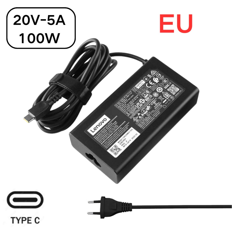 Chargez l&#39;image dans la visionneuse de la galerie, [20V-5A/100W][USB-C] Lenovo Yoga Pro 7 14IMH9 - Laptop AC Power Supply Adapter Charger
