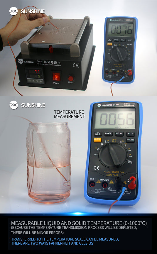 [DT-17N] SUNSHINE Fully Automatic Digital Multimeter - Polar Tech Australia