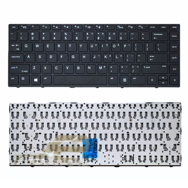 Chargez l&#39;image dans la visionneuse de la galerie, HP HSN-Q04C 06 08 ZHAN 66 Pro G1 640 645 G4 440 430 445 G5 Series - Laptop Keyboard With Back Light US Layout
