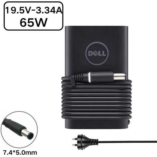 [65 W/19,5 V-3,34 A] [7,4 x 5,0] Dell Latitude &amp; Precision &amp; Alienware 11 M11X Adaptateur secteur AC Chargeur mural pour ordinateur portable (prise AU)