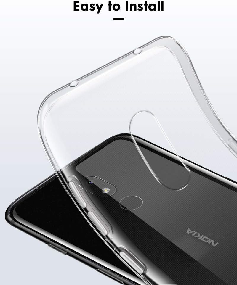 Chargez l&#39;image dans la visionneuse de la galerie, Nokia 3.2 - AirPillow Cushion Transparent Soft Clear TPU Four Corners Protective Case
