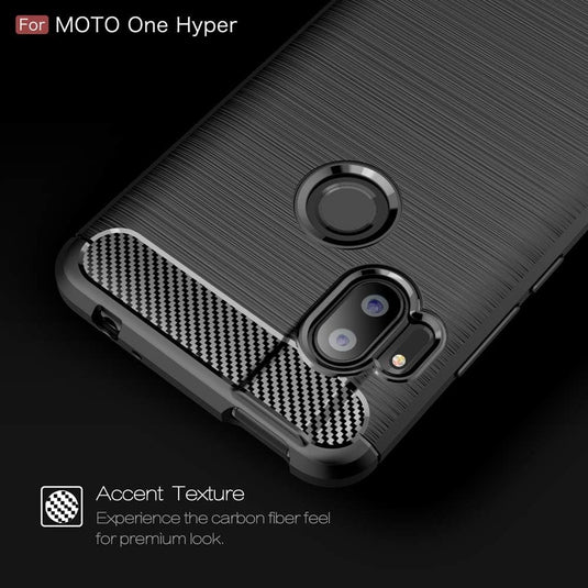 Motorola Moto One Hyper - Shield Shockproof Rugged Heavy Duty Case  With 2PC Tempered Glass Screen Protector