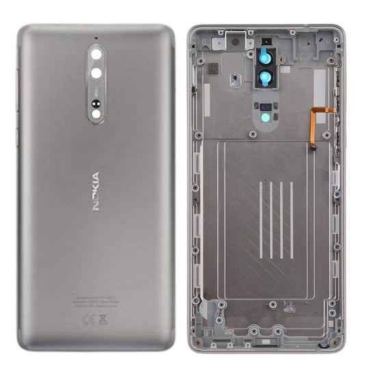 [With Camera Lens] Nokia 8 (TA-1004) Back Rear Housing Frame - Polar Tech Australia