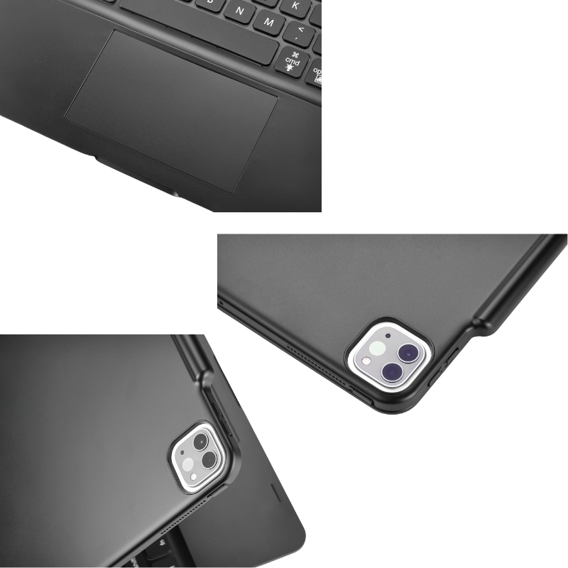 Cargue la imagen en el visor de la galería, Apple iPad Air 4/5 10.9&#39;&#39; 4th Gen (2020/2022) 360° Rotating Wireless Touchpad Keyboard Flip Cover Case
