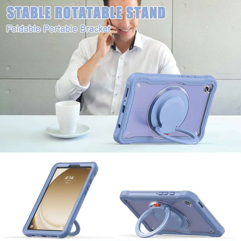 Cargue la imagen en el visor de la galería, Samsung Galaxy Tab A9 Plus 11&quot; 2023 (SM-X210 / X215 / X216) Heavy Duty Ring Holder Stand EVA Protection Case - Polar Tech Australia
