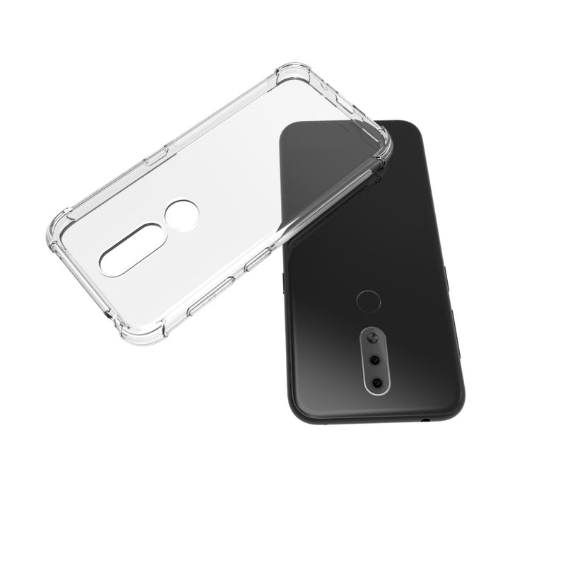 Chargez l&#39;image dans la visionneuse de la galerie, Nokia 4.2 - AirPillow Cushion Transparent Soft Clear TPU Four Corners Protective Case
