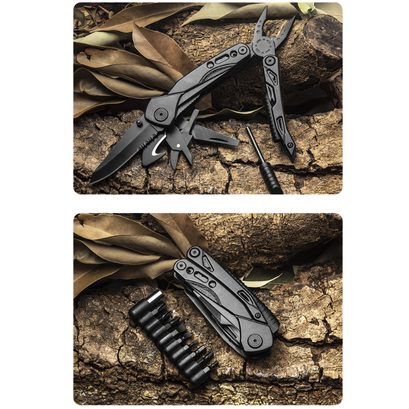 Chargez l&#39;image dans la visionneuse de la galerie, Outdoor Multi-Function Camping Survival Gear Tool Knife Pliers
