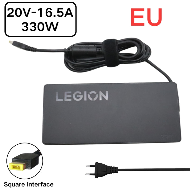 Cargue la imagen en el visor de la galería, [20V-16.5A/300W][Yellow Square] Lenovo Legion Pro 7 16IRX8H 9 16IRX8 Laptop AC Power Supply Adapter Charger
