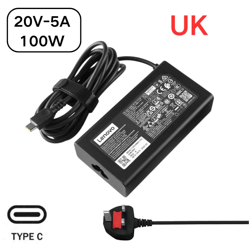 Cargue la imagen en el visor de la galería, [20V-5A/100W][USB-C] Lenovo Yoga Pro 7 14IMH9 - Laptop AC Power Supply Adapter Charger
