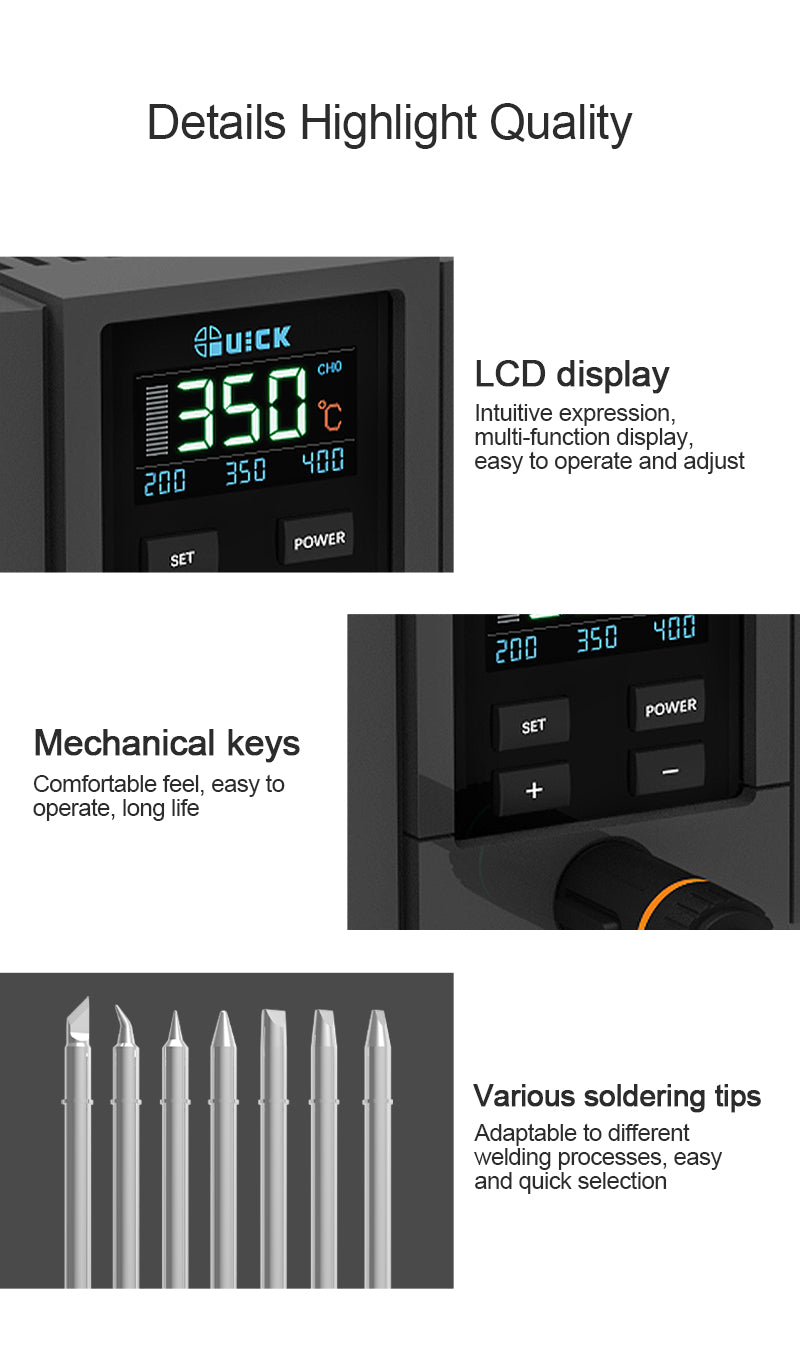 Load image into Gallery viewer, [TS11] QUICK Smart Precision Soldering Station - Polar Tech Australia
