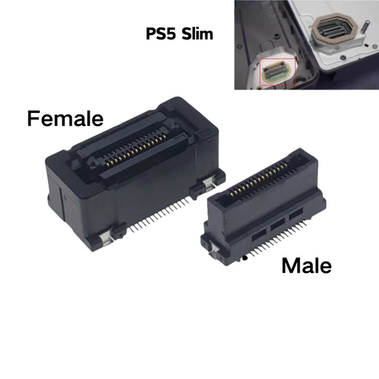 Sony PS5 Slim Console Optical Drive Interface Male/Female Slot Port