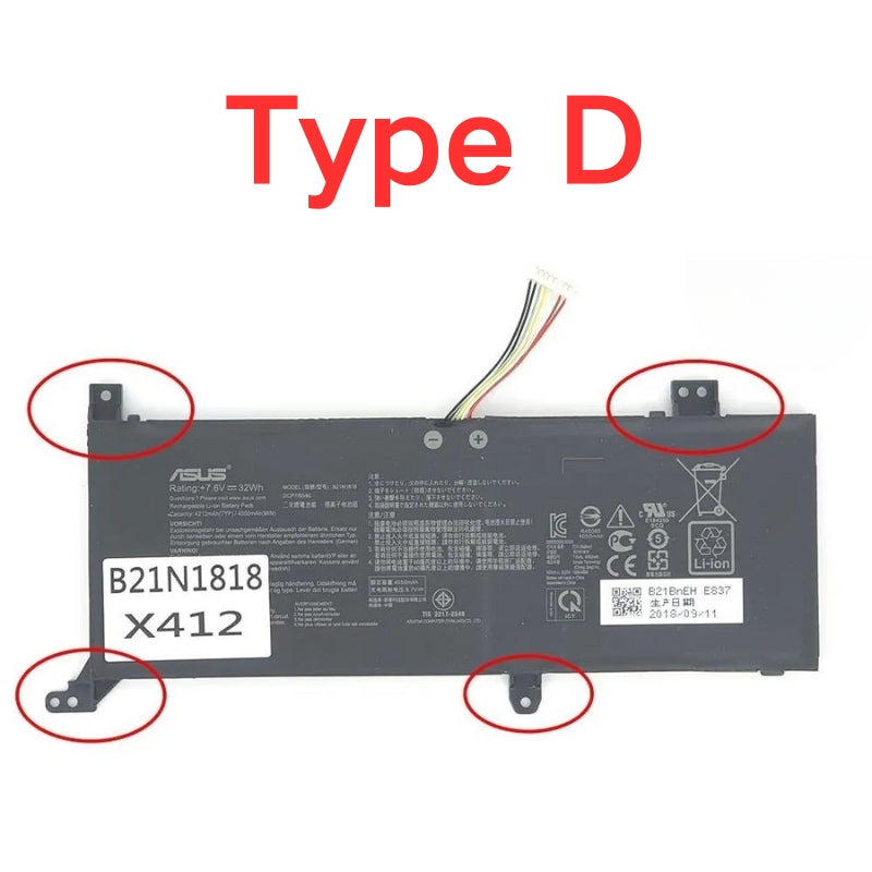 Cargue la imagen en el visor de la galería, [B21N1818 &amp; B21N1818-3] ASUS VivoBook 14 X409 VivoBook 15 X512 VivoBook 17 X712 - Replacement Battery - Polar Tech Australia
