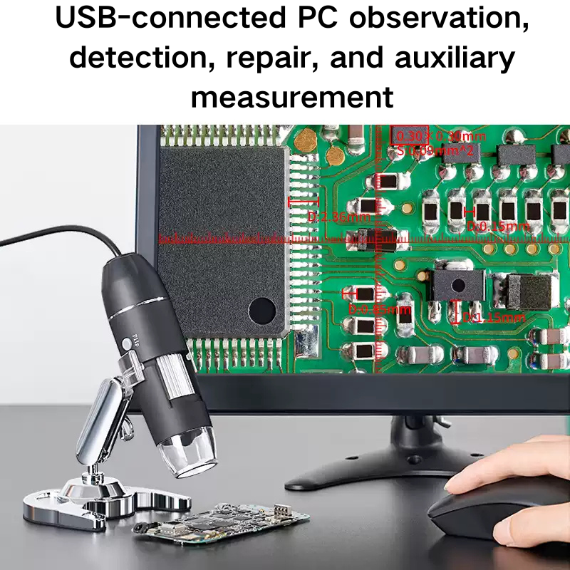 Load image into Gallery viewer, [Z01-5] LEY Portable Digital Microscope USB High-Definition Industrial Microscope for Repair Watch PCB
