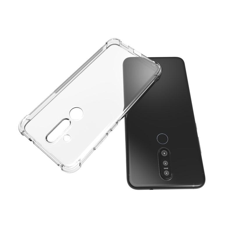 Cargue la imagen en el visor de la galería, Nokia X71 - AirPillow Cushion Transparent Soft Clear TPU Four Corners Protective Case
