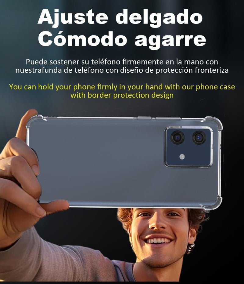 Cargue la imagen en el visor de la galería, Motorola Moto Edge 40 Neo - AirPillow Cushion Transparent Soft Clear TPU Four Corners Protective Case
