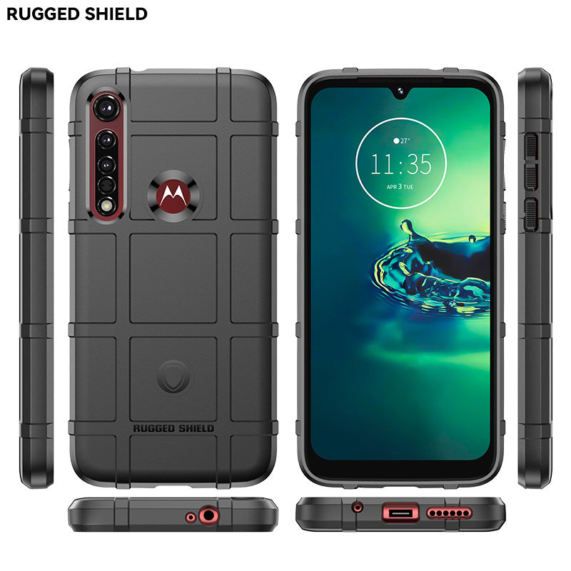 Load image into Gallery viewer, Motorola Moto One Vision/One Vision Plus - Shield Shockproof Rugged Heavy Duty Case  With 2PC Tempered Glass Screen Protector
