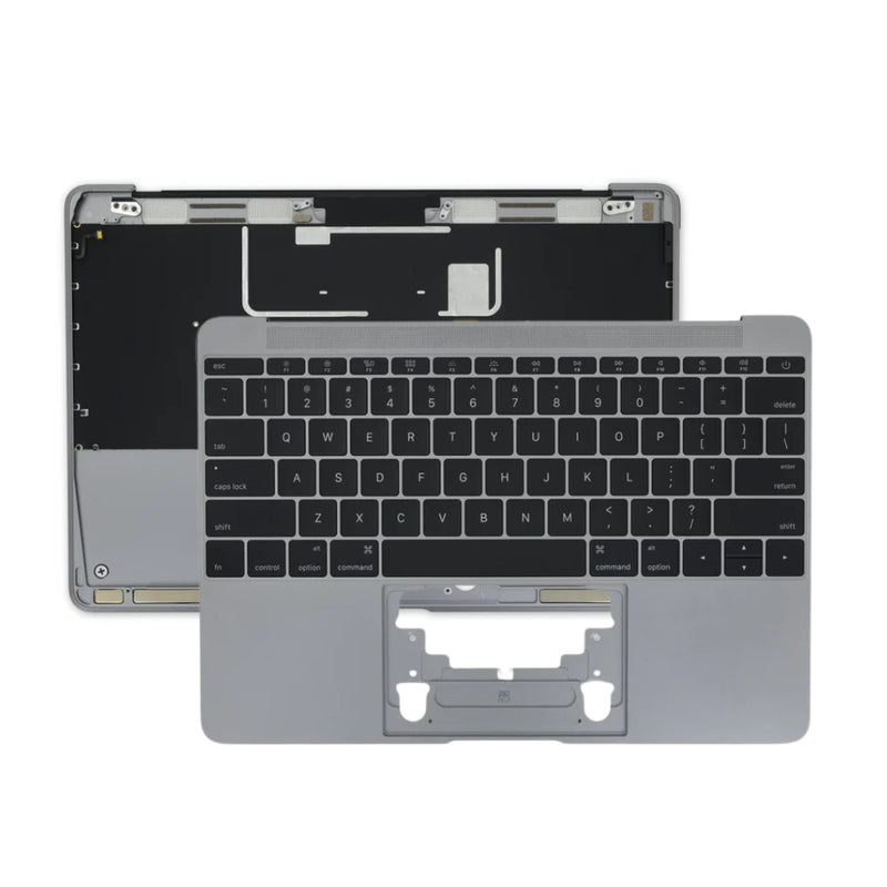 Chargez l&#39;image dans la visionneuse de la galerie, MacBook 12&quot; Retina A1534 (Year 2015 - 2017) - Keyboard With Back Light Frame Housing Palmrest US Layout Assembly - Polar Tech Australia
