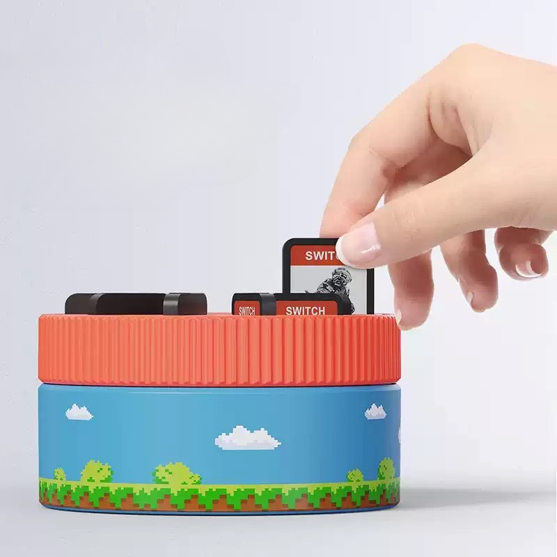 Cargue la imagen en el visor de la galería, Switch Rotating Game Card Storage Tower
