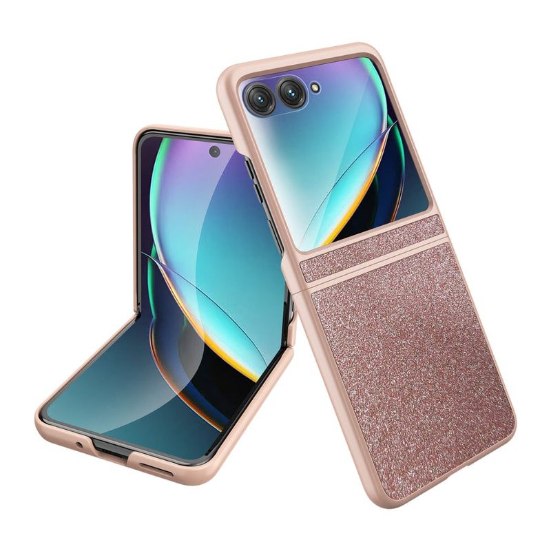 Chargez l&#39;image dans la visionneuse de la galerie, Motorola Razr 40 Ultra - Glitter Sparkly Silicone Full Coverage Shockproof Phone Case
