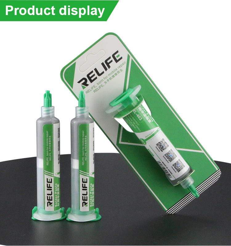 Cargue la imagen en el visor de la galería, [RL-403] RELIFE 183℃ Solder Paste (syringe) - Polar Tech Australia
