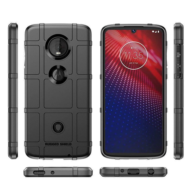 Load image into Gallery viewer, Motorola Moto Z4/Moto Z4 Play/Moto Z4 Force - Shield Shockproof Rugged Heavy Duty Case  With 2PC Tempered Glass Screen Protector
