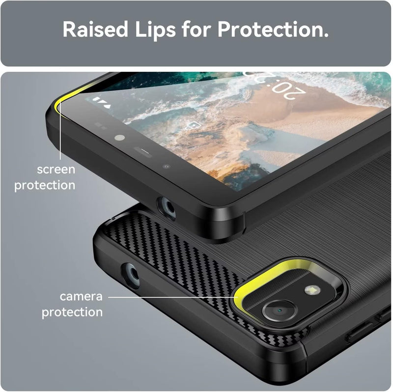 Load image into Gallery viewer, Nokia C2 2nd Edition - Shield Shockproof Rugged Heavy Duty Case With 2PC 9HD Tempered Glass Screen Protector
