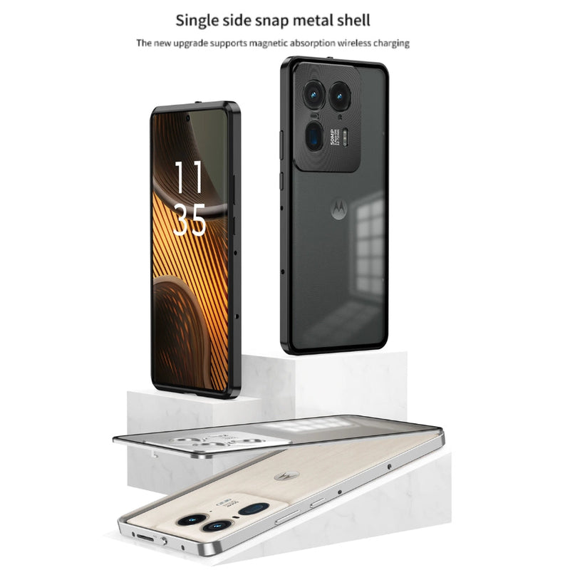 Chargez l&#39;image dans la visionneuse de la galerie, Motorola Moto X40 - Metal Frame Magnetic Shockproof Protective Case
