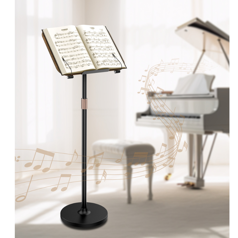 Load image into Gallery viewer, [S02-B] BONERUY Floor-Standing Adjustable Laptop Stand Music Score Holder
