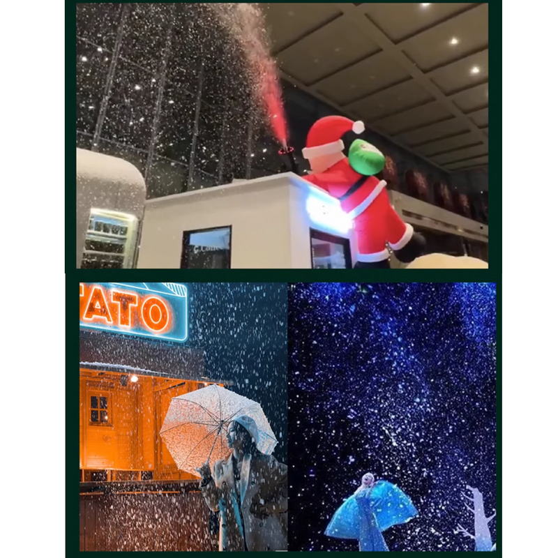 Load image into Gallery viewer, Artificial Snow Maker Machine for Mall Christmas Displays, Scenic Spots,Photography and Outdoor Snowfall Effects
