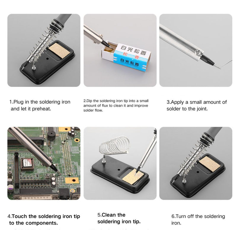 Chargez l&#39;image dans la visionneuse de la galerie, [TB-LVLIN60] [60W] Soldering Iron adjustable temperature 10 piece Set All in one - Polar Tech Australia
