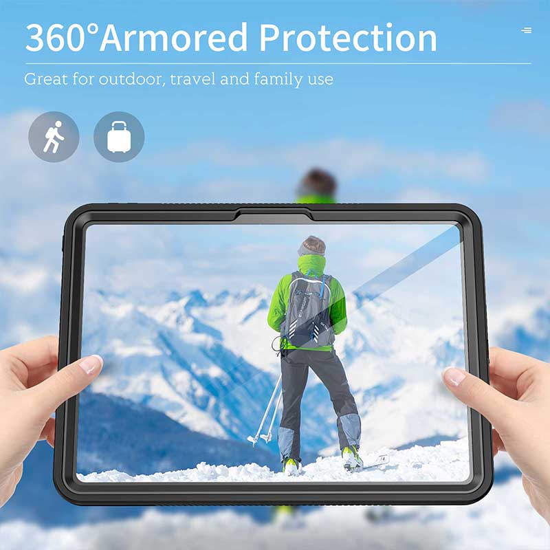 Chargez l&#39;image dans la visionneuse de la galerie, Apple iPad Pro 13&quot; 2024 - Full Covered Waterproof Heavy Duty Tough Armor Case
