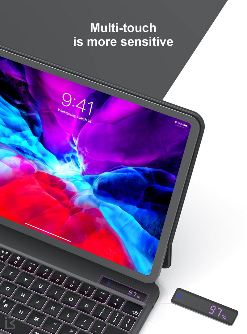 Load image into Gallery viewer, Apple iPad Pro 3/4/5/6 12.9&quot; &amp; Air 6 13” - Magnetic Suspension Magic Keyboard Case - Polar Tech Australia
