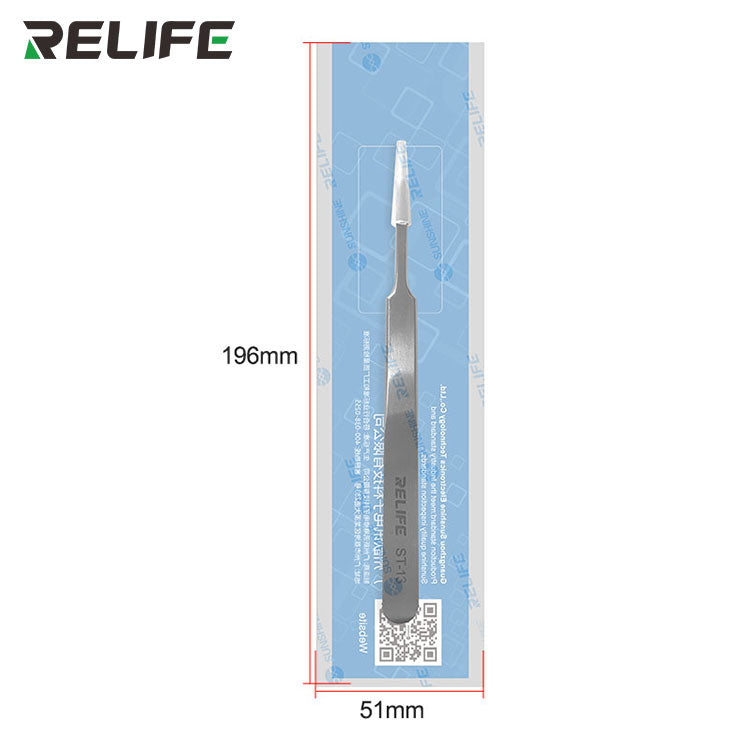 Load image into Gallery viewer, [ST-13] RELIFE Precision Flat Tip Tweezers - Polar Tech Australia
