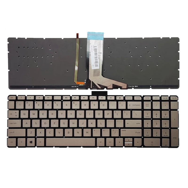 Cargue la imagen en el visor de la galería, HP 15-AB500 15-AB000 15-AB100 15-AB525 15-AB066 15-AB200 17-G119D Series - Laptop Keyboard With Back Light US Layout
