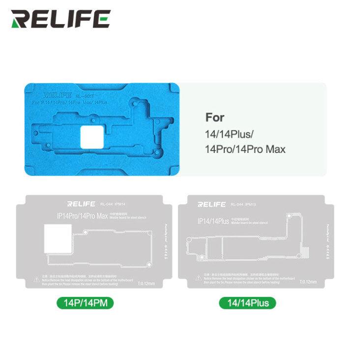 Cargue la imagen en el visor de la galería, [RL-601T] RELIFE iPhone 14 Series Mid-Tier Motherboard Repair Fixture Set - Polar Tech Australia
