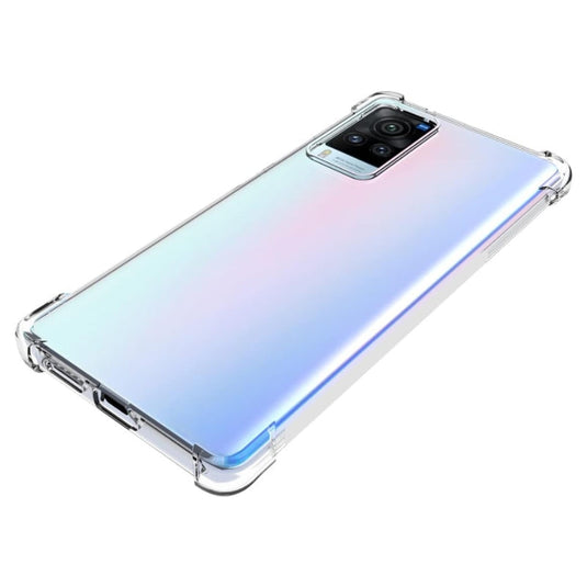 Vivo X60 Pro - AirPillow Cushion Transparent Soft Clear TPU Four Corners Protective Case