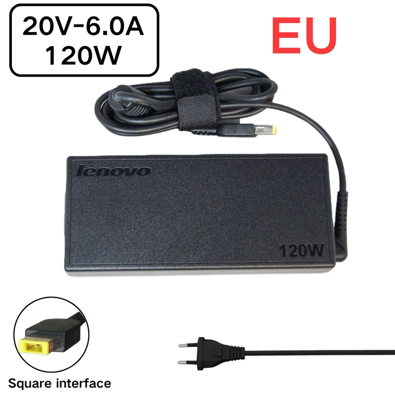 Chargez l&#39;image dans la visionneuse de la galerie, [20V-6.0A/120W][Yellow Square] Lenovo 3 SERIES 5 Series Desktop A Series all in ones AC Power Supply Adapter Charger
