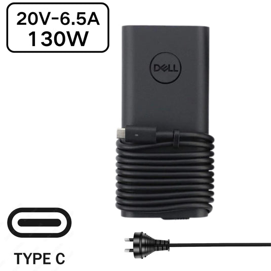 [130W][Tipo-C] Dell Alienware Precision XPS 15 17 USB CC Laptop AC Wall Travel Cargador súper rápido Adaptador de viaje