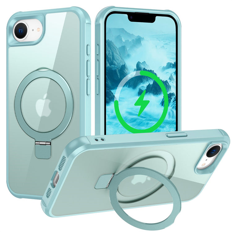 Chargez l&#39;image dans la visionneuse de la galerie, [Magsafe Compatible][360° Rotating Stand] Apple iPhone 16e Full-coverage Shockproof Essentials Series Case
