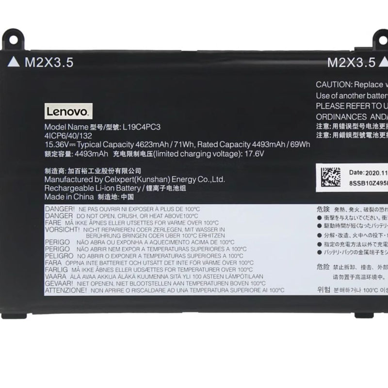 Chargez l&#39;image dans la visionneuse de la galerie, [L19C4PC3] Lenovo legion S7-15ARH5-82HM000EMH/82HM000PDU Replacement Battery - Polar Tech Australia
