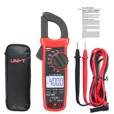 [UT201+] UNI-T Digital Clamp Meter AC DC Current Resistance Capacitance Frequency High Precision Professional Tester