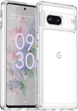 Google Pixel 7A (GWKK3) - AirPillow Cushion Clear Transparent Back Cover Case - Polar Tech Australia