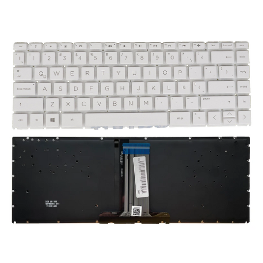 HP 14S-CR 14S-DP 14S-CF 14-CF 14-DK 14-DP 14G-BR 14G-BU TPN-I135 TPN-I130 Series - Laptop Keyboard With Back Light US Layout