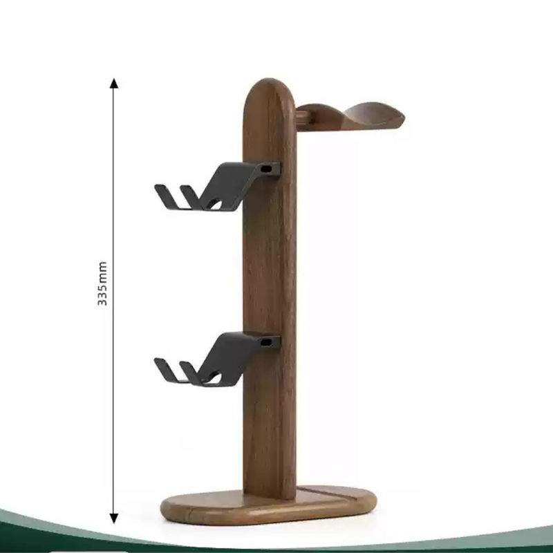 Load image into Gallery viewer, Wooden Headphone Stand, Switch Game Controller, Xbox Solid Wood Storage Rack
