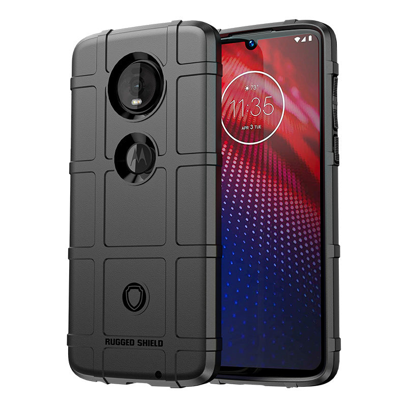 Load image into Gallery viewer, Motorola Moto Z4/Moto Z4 Play/Moto Z4 Force - Shield Shockproof Rugged Heavy Duty Case  With 2PC Tempered Glass Screen Protector
