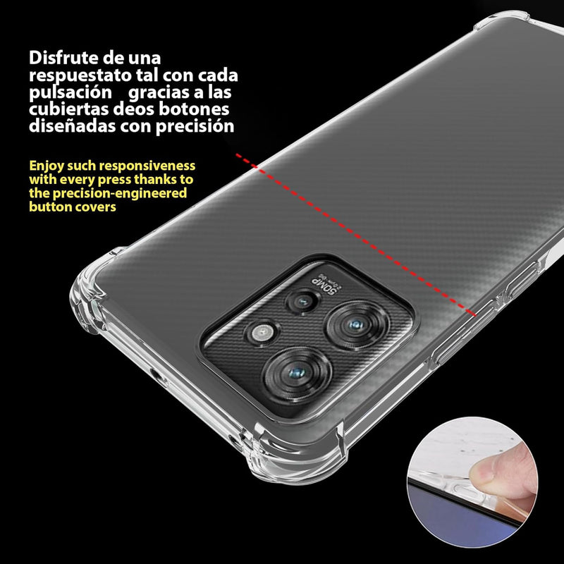 Cargue la imagen en el visor de la galería, Motorola Moto ThinkPhone - AirPillow Cushion Transparent Soft Clear TPU Four Corners Protective Case
