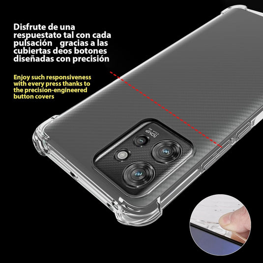 Motorola Moto ThinkPhone - AirPillow Cushion Transparent Soft Clear TPU Four Corners Protective Case