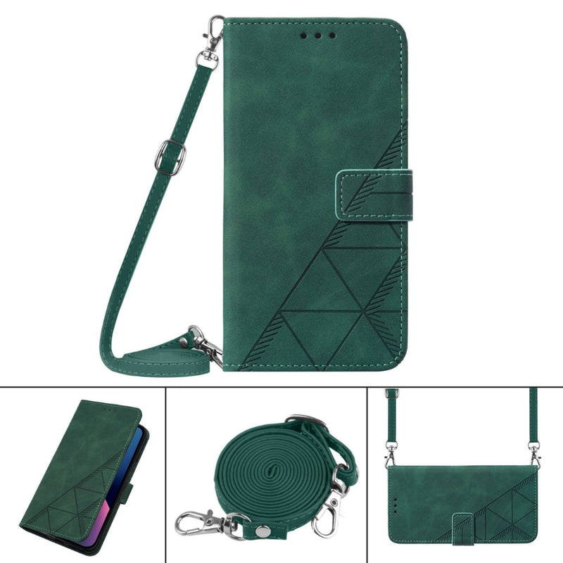 Load image into Gallery viewer, [With Shoulder Strap] [With Card Slot] Motorola G Stylus 2022 4G/5G - PU leather Crossbody Wallet Style Shockproof Phone Case
