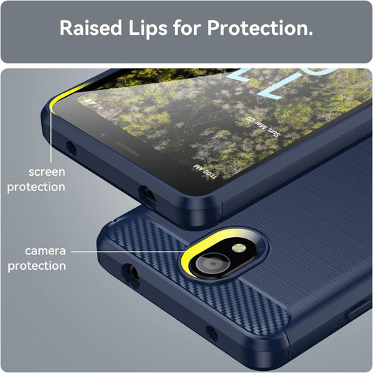 Nokia C100 - Shield Shockproof Rugged Heavy Duty Case With 2PC 9HD Tempered Glass Screen Protector