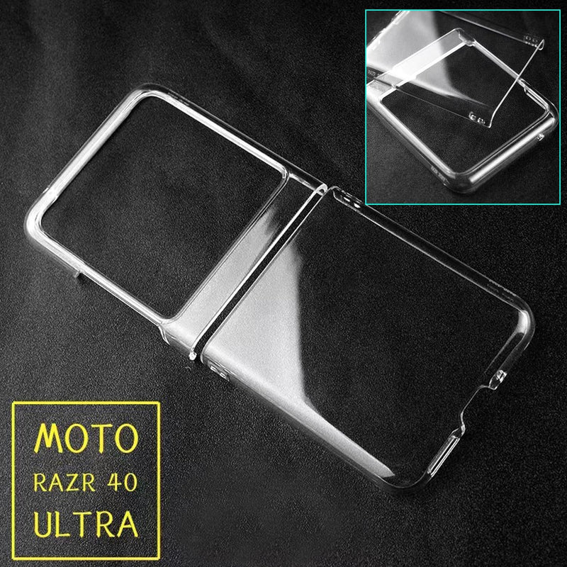 Cargue la imagen en el visor de la galería, Motorola Moto Razr 40 - AirPillow Cushion Transparent Soft Clear TPU Shockproof Case
